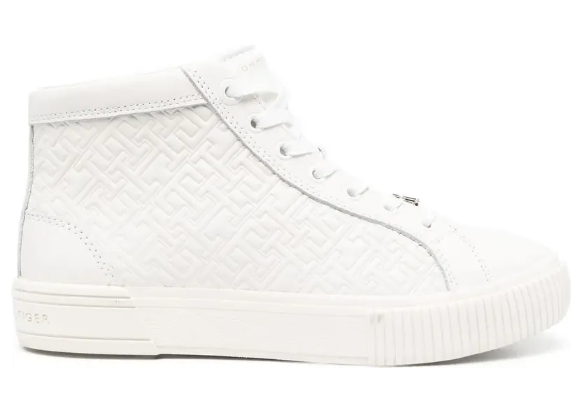 Tommy Hilfiger High-Top-Sneakers mit Monogramm Nude (FW0FW06856)
