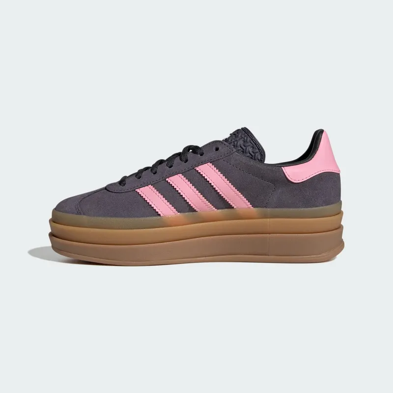 Adidas Gazelle Bold Aurora Onix / Bliss Pink / Carbon (IH6459)
