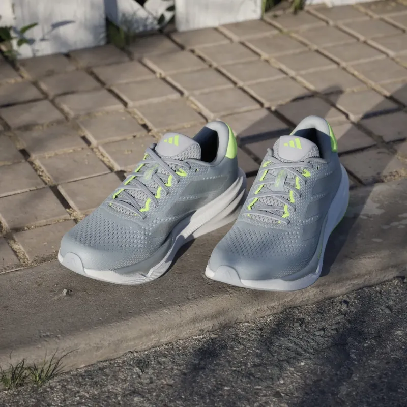 Adidas Supernova Stride 2.0 Running Shoes Halo Silver / Silver Metallic / Lucid Lemon (JP6187)