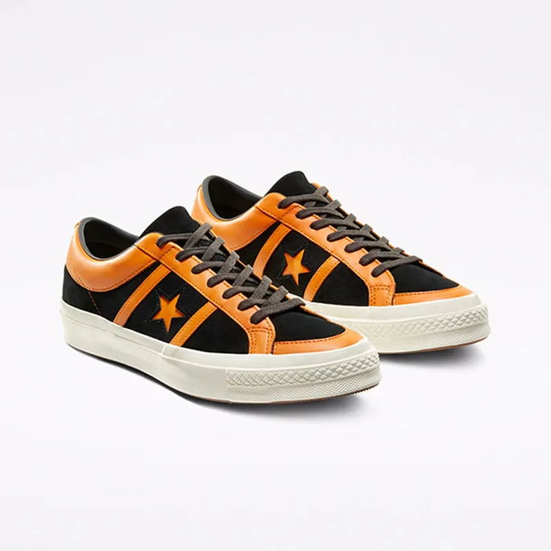 Converse One Star Academy Low Collegiate Suede Russet Orange Black/Russet Orange/Egret (167137C)