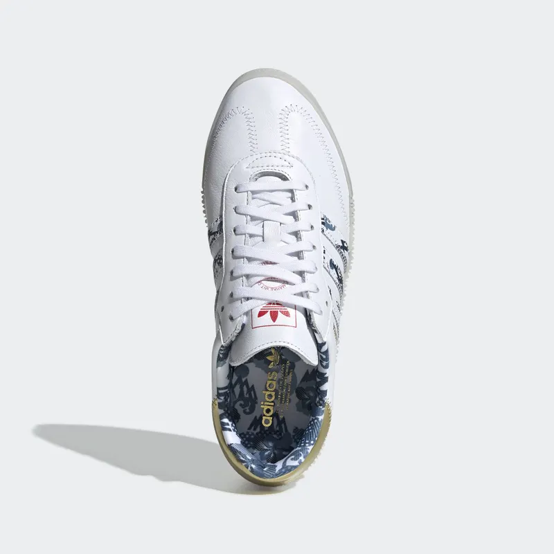 adidas Sambarose Chinese New Year 2020 (W) Cloud White/Gold Metallic/Core Black (FW5345)