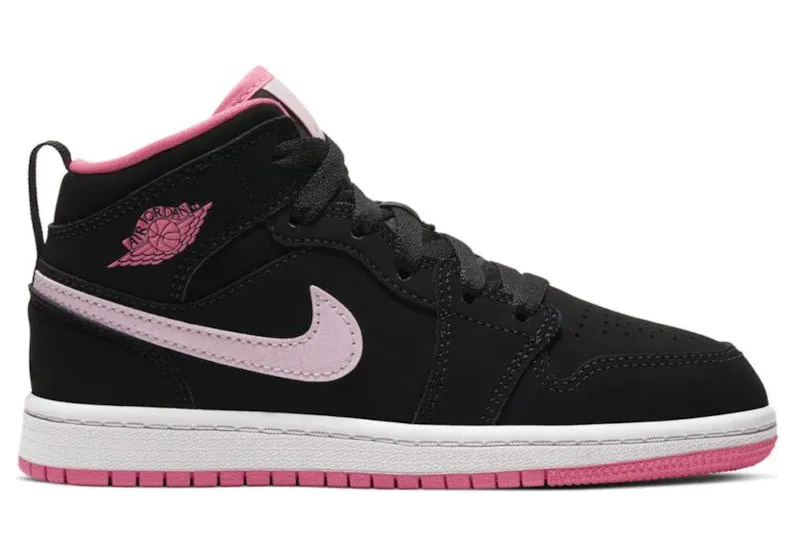 Jordan 1 Mid Black Digital Pink (640737-066)