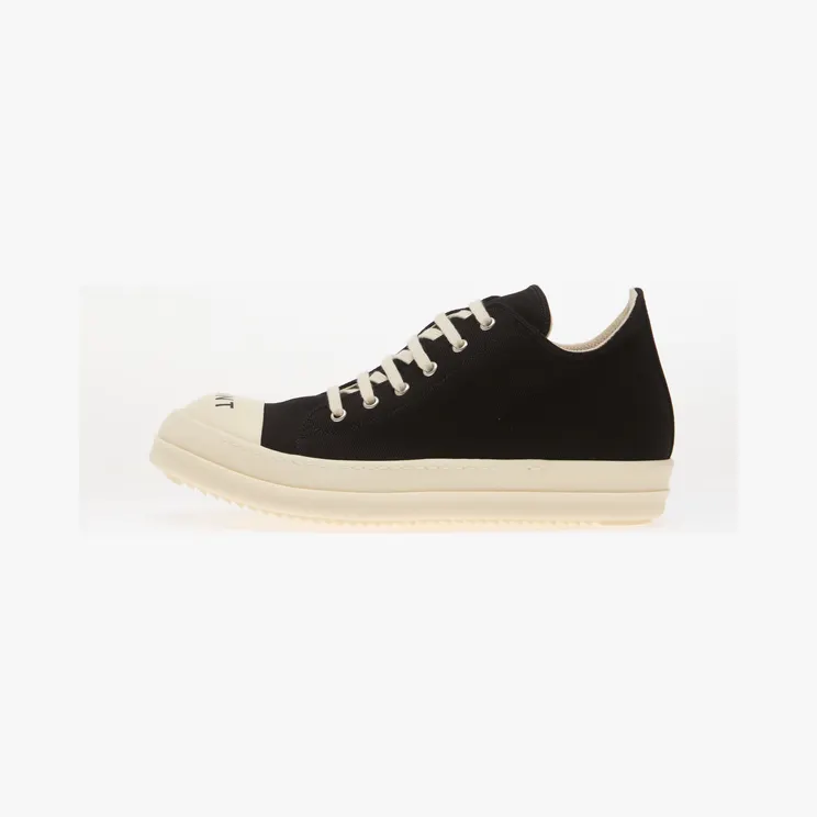 Rick Owens DRKSHDW Denim – Low Sneaks Black / Milk / Milk
