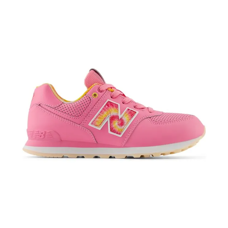 New Balance 574 Signal Pink Clementine Tie-Dye (GC574KP)
