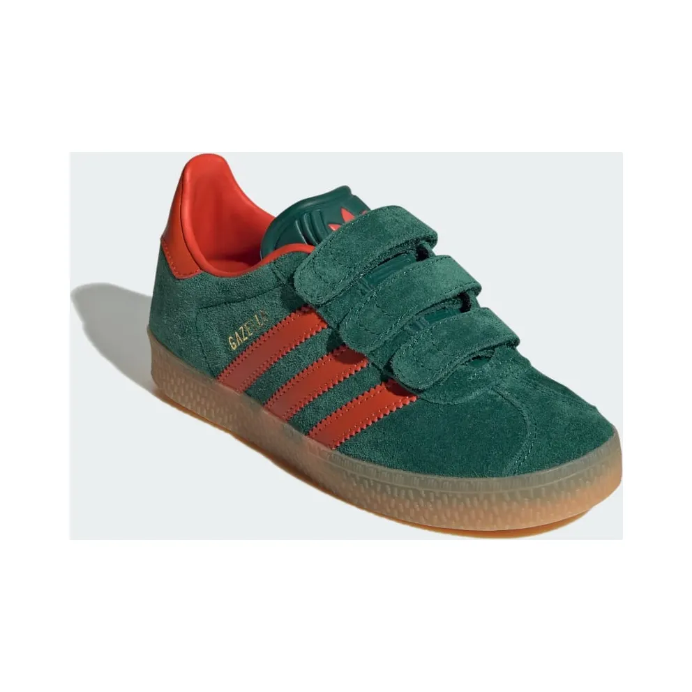 adidas Gazelle Kids Collegiate Green / Preloved Red / Gum (IE8674)