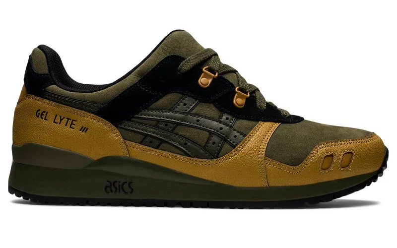 ASICS Gel-Lyte III Olive Canvas Tan Presidio (1203A187-302)