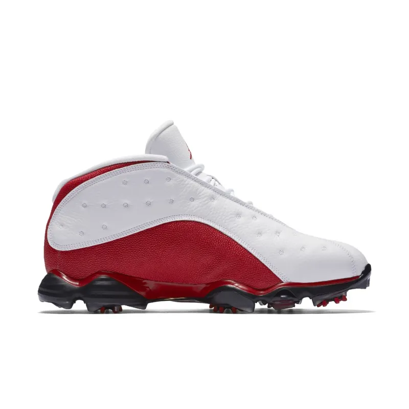Jordan 13 Retro Golf Cleat White Red White/University Red (917719-101)