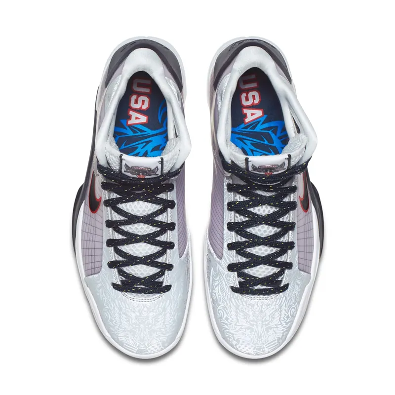 Nike Hyperdunk 08 United We Rise (2016) White/Sport-Red-Dark Obsidian (863301-146)