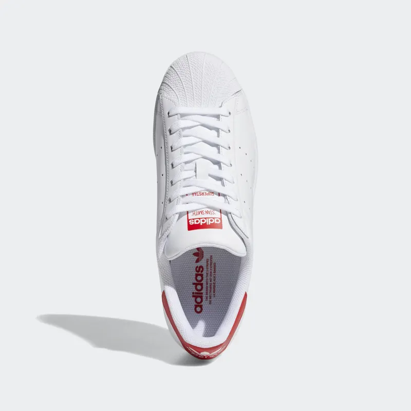 adidas Superstan White Scarlet Cloud White/Cloud White/Scarlet (FX3904)