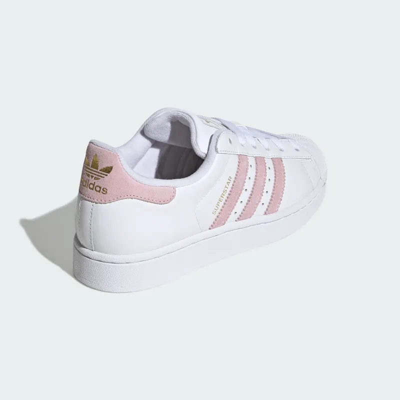 Adidas SUPERSTAR II Shoes Cloud White / Clear Pink / Cloud White (HQ9507)