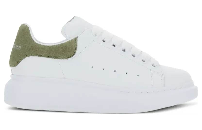 Alexander McQueen Oversized Sneaker White / Green (553770WIAJV9225)