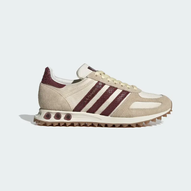 adidas LA Trainer OG “Warm Vanilla / Shadow Red / Gold Metallic” (KK2445)