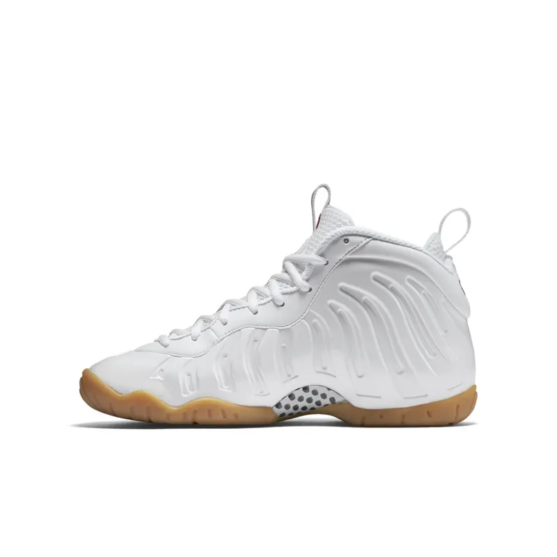 Nike Air Foamposite Pro White Gucci (GS) White/White-Gym Red-Gorge Green (644792-100)