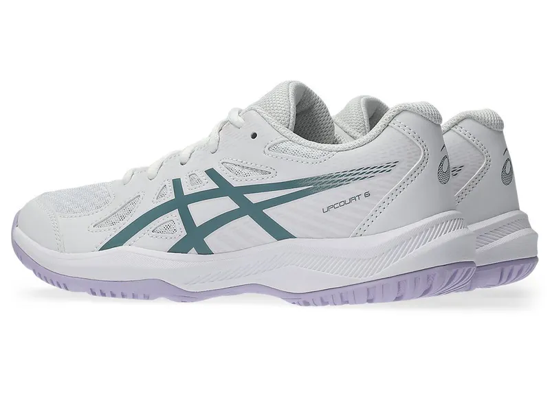 ASICS UPCOURT 6 GS “White / Foggy Teal” (1074A045-102)
