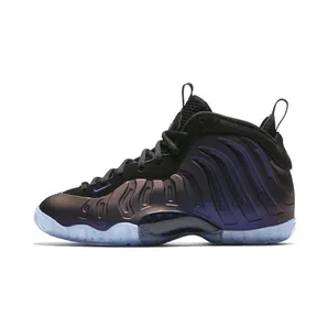 Nike Little Posite One ‘Eggplant’ Varsity Black/Purple (644791-005)