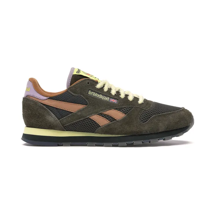 Reebok Classic Leather Brain Dead MOSS/SOFT CAMEL/FILTERED YELLOW (Other Brands Reebok)