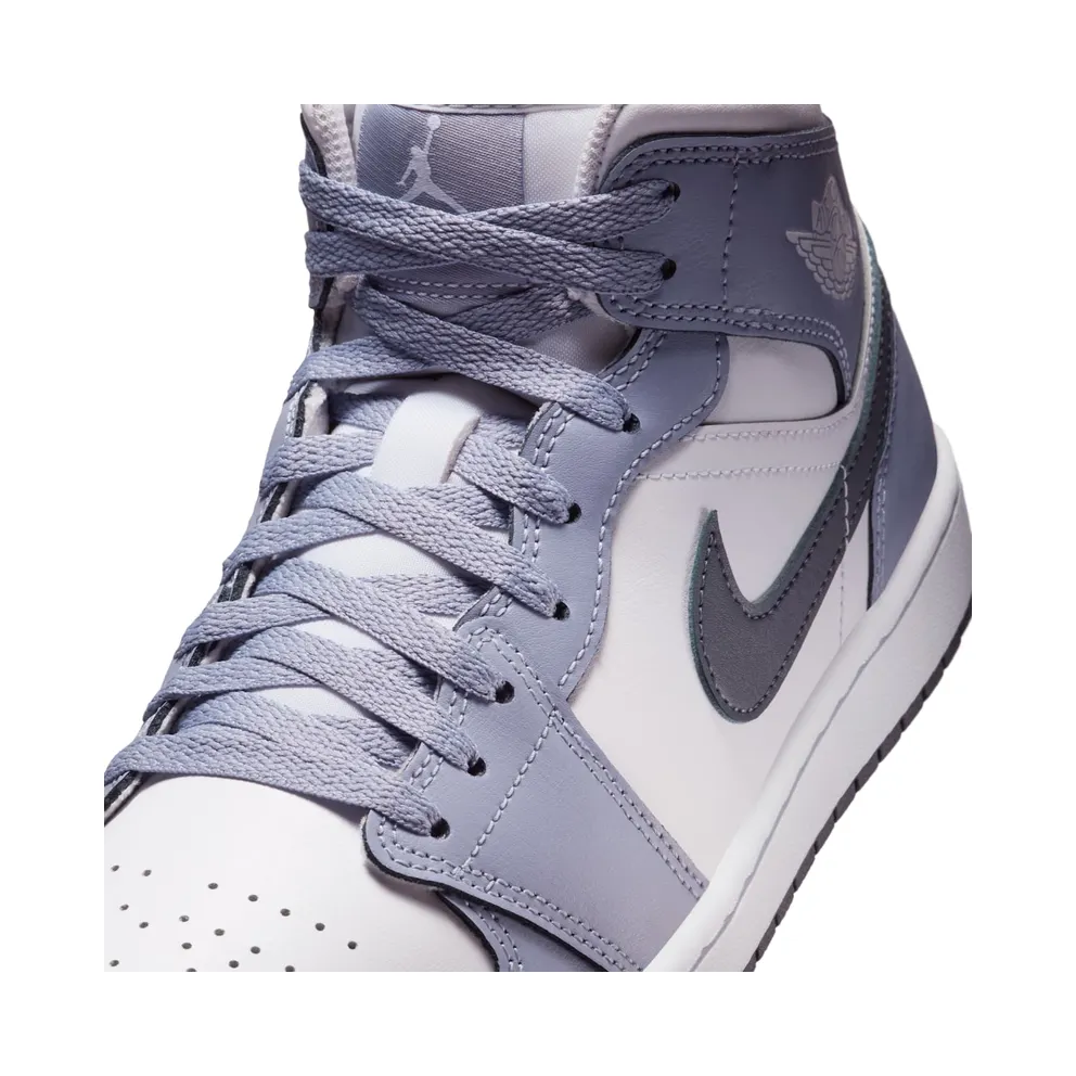 Jordan 1 MID “White / Dark Blue Grey / Indigo Haze” (DQ8426-145)