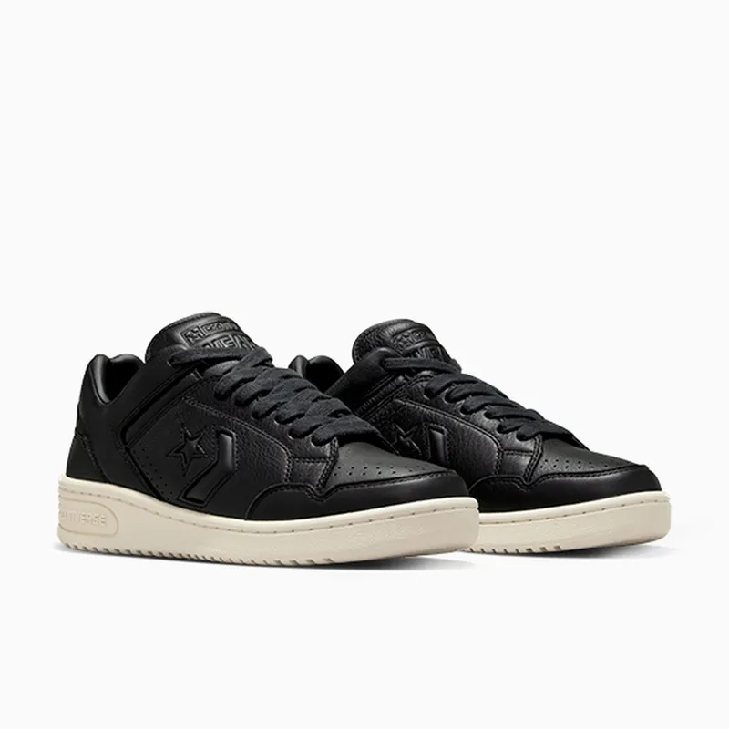 Converse Weapon Mono Leather Black/Black/Natural Ivory (A12485C)