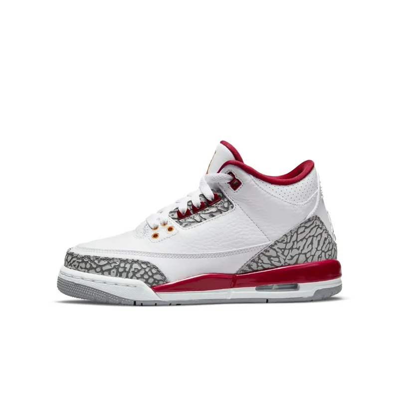 Air Jordan 3 GS Cardinal Red – “Red / White / Grey” (398614-126)