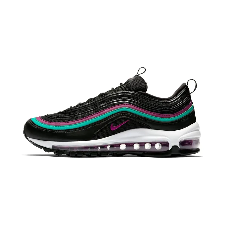 Nike Air Max 97 “Black / Clear Emerald / Bright Grape” (921733-008)