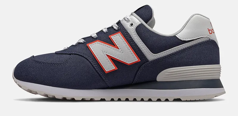 New Balance 574 Coastal Pack Natural Indigo Toro Red White (ML574SOP)