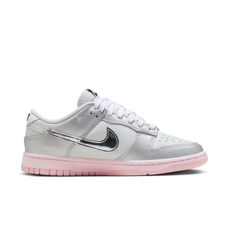 Nike Dunk Low LX “Metallic Silver Pink Foam” (HM3698-006)