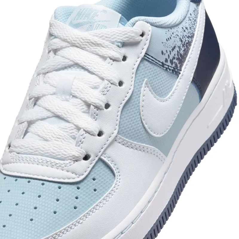 Nike Air Force 1 Low GS “Light Armory Blue Midnight Navy White” (IB7686-400)
