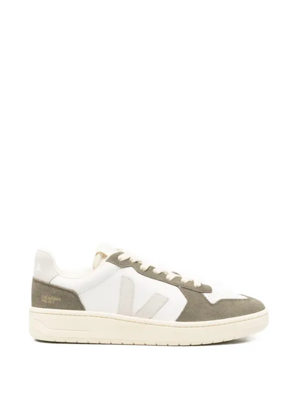 VEJA V-82 Sneakers mit Kontrasteinsatz – Nude (VEM3321697B)
