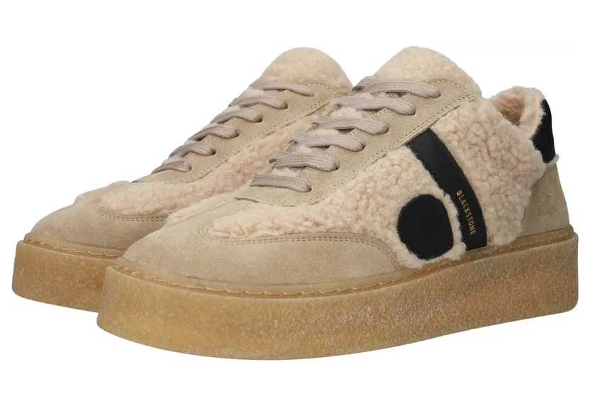 Blackstone sneaker Beige / Zwart (EL423MOUT)