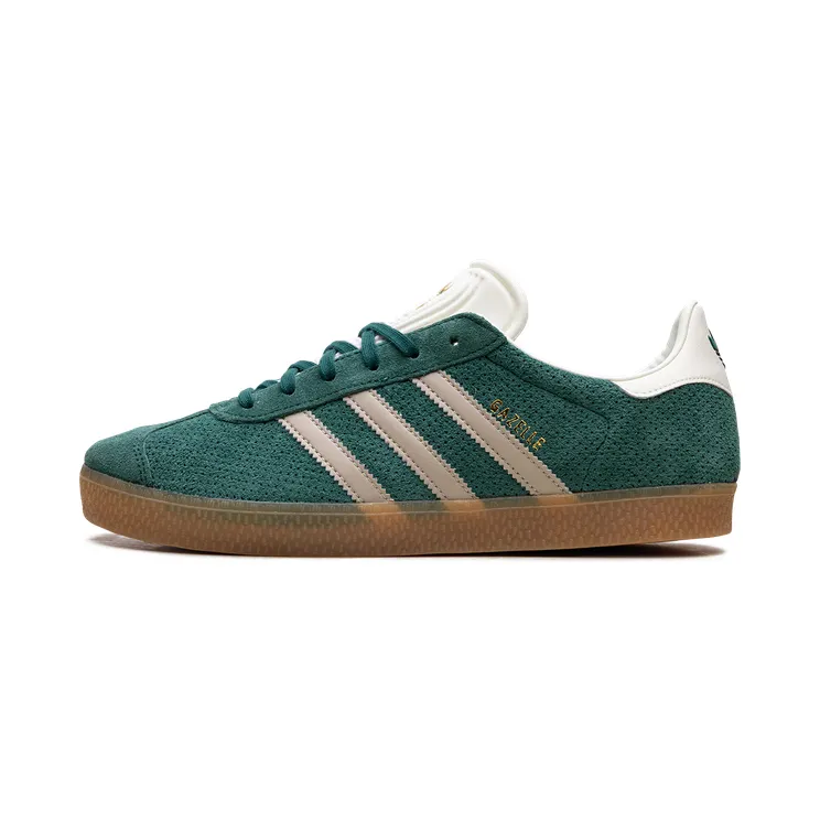 Adidas Gazelle GS “Wonder Beige Collegiate Green” (IF7157)
