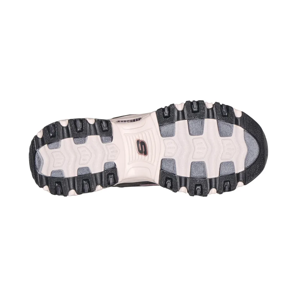 Skechers D’Lites – Chrome Wave Sneaker Black/Roos Gold
