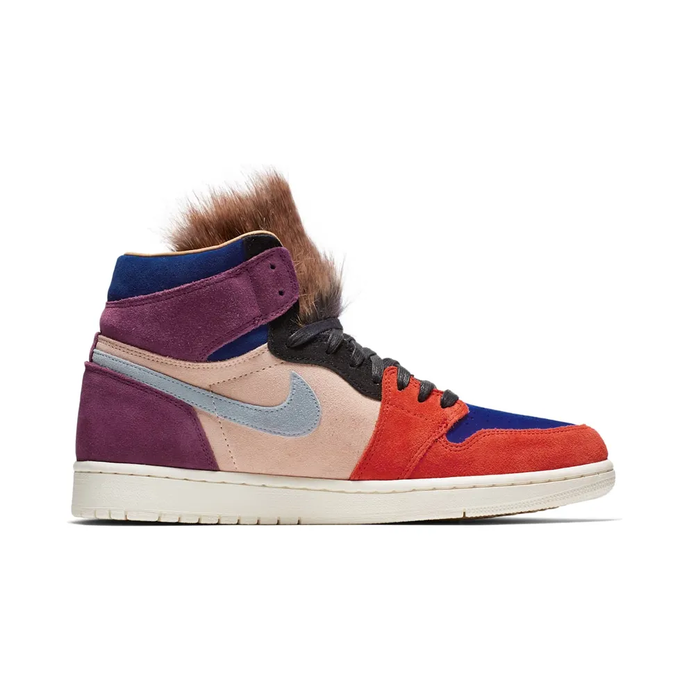 Jordan 1 Retro High Aleali May Court Lux (W) Bordeaux/Light Armory Blue-Sunset Tint (BV2613-600)