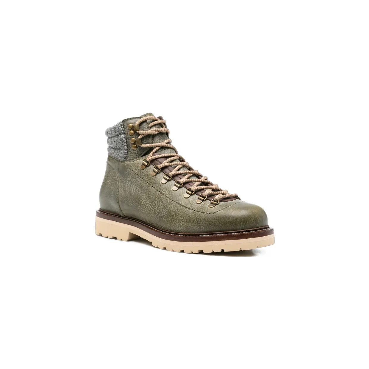 Brunello Cucinelli Lace-up Panelled “Green” (MZURCCS890 CMR73) (4)