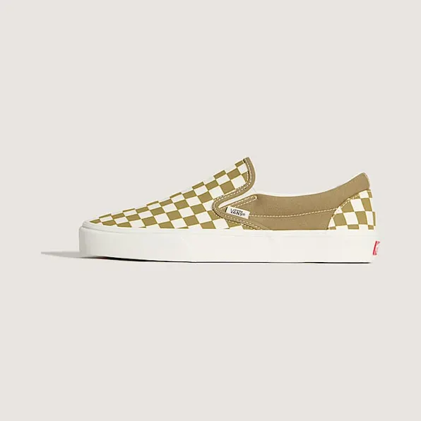 Vans Slip-On Color Theory Checkerboard Olive Brown (VN000Z7AOVB)