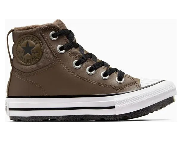 Converse Chuck Taylor All Star Berkshire Boot Fleece Lined Engine Smoke/black/white