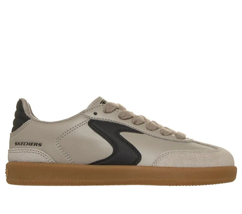 Skechers Hotshot – Junior Varsity Sneaker Taupe/Black