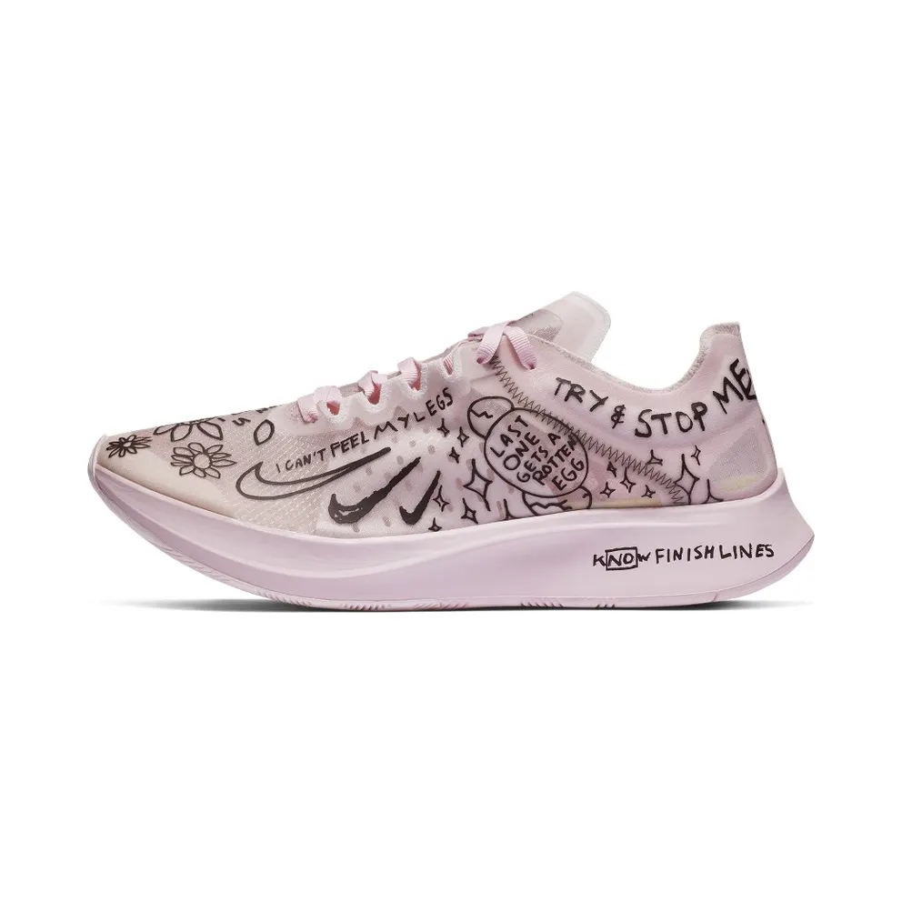 Nike Zoom Fly SP Fast Nathan Bell White/Pink Foam-Black (AT5242-100)