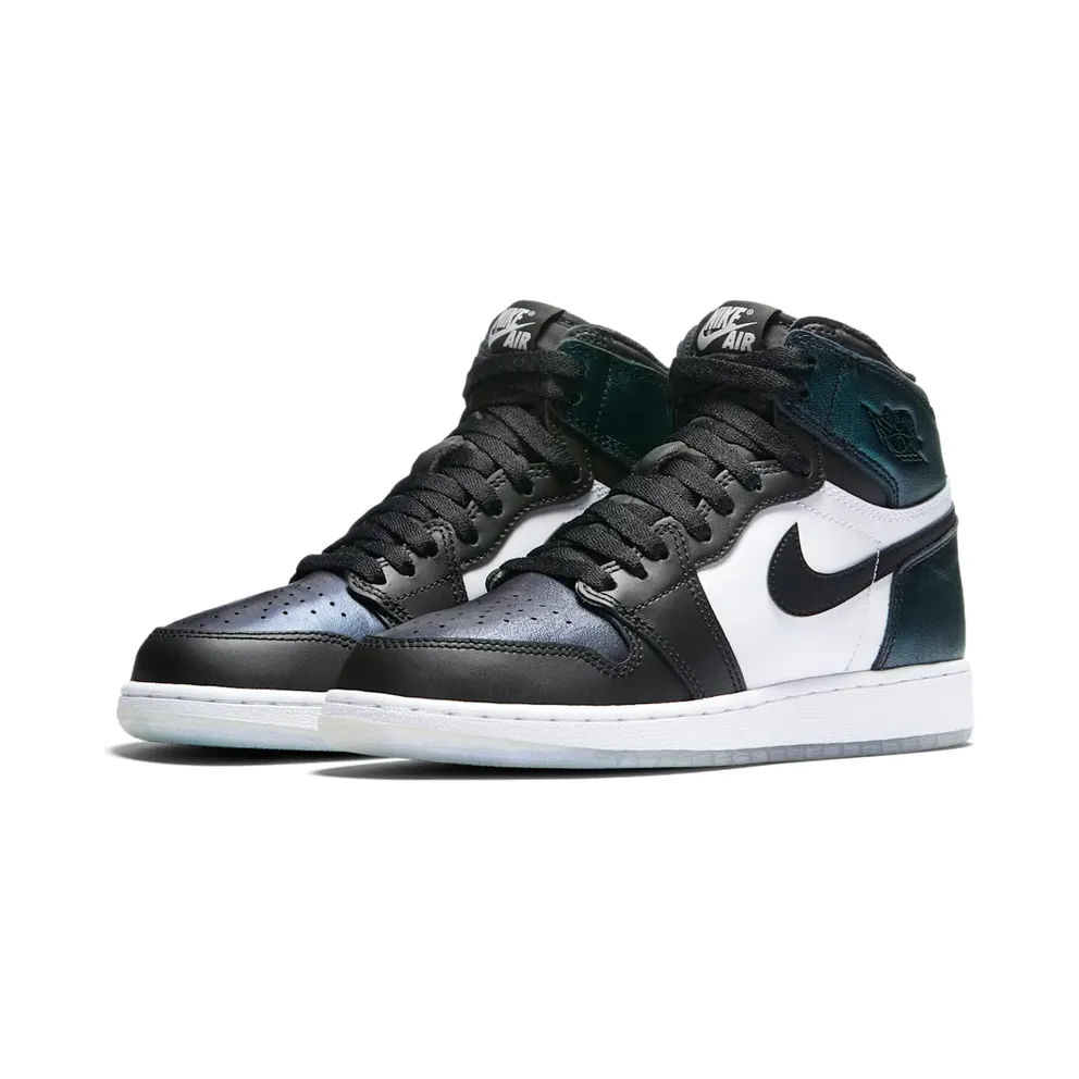 Jordan 1 Retro All Star 2017 “Chameleon” (GS) Black/Black-Metallic Silver (907959-015)