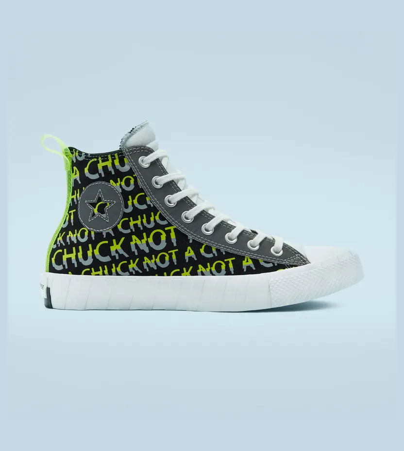 Converse UNT1TL3D High ‘Not A Chuck – Hi-Vis Collection’ Black/Ash Stone/Lemon Venom (169675C)