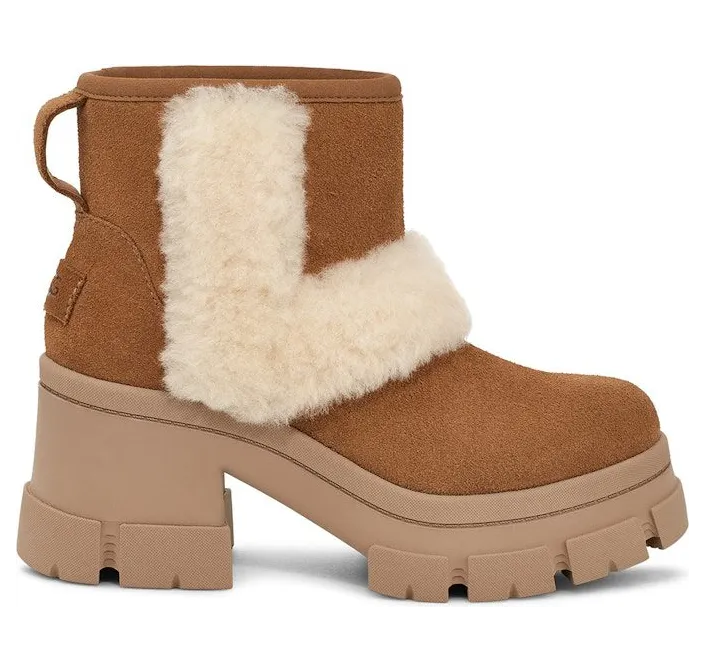 UGG Brooklyn Sunburst Heeled Boot Chestnut (1145710-CHE)
