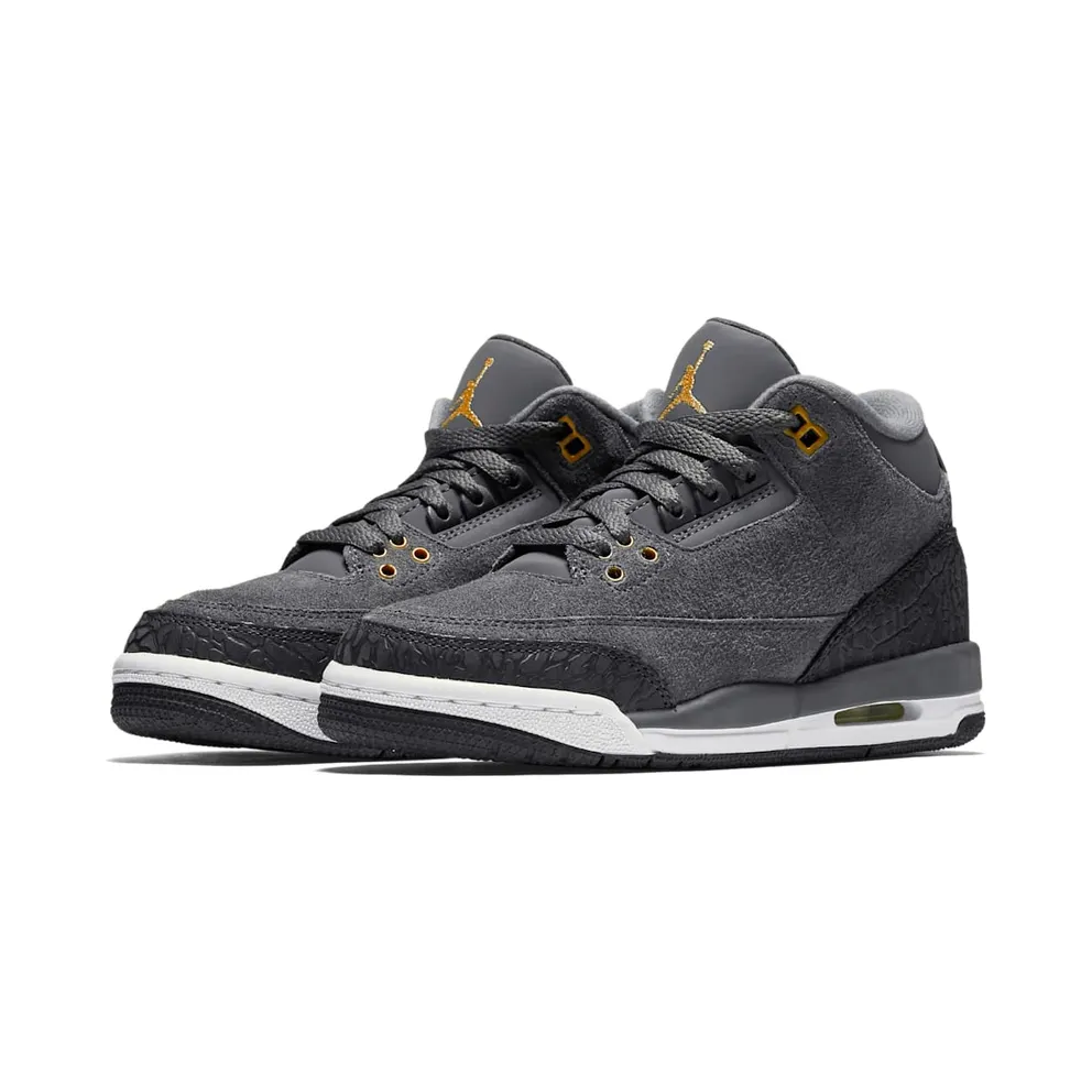 Jordan 3 Retro Anthracite (GS) Anthracite/Metallic Red Bronze-White-Dark Grey (441140-035)