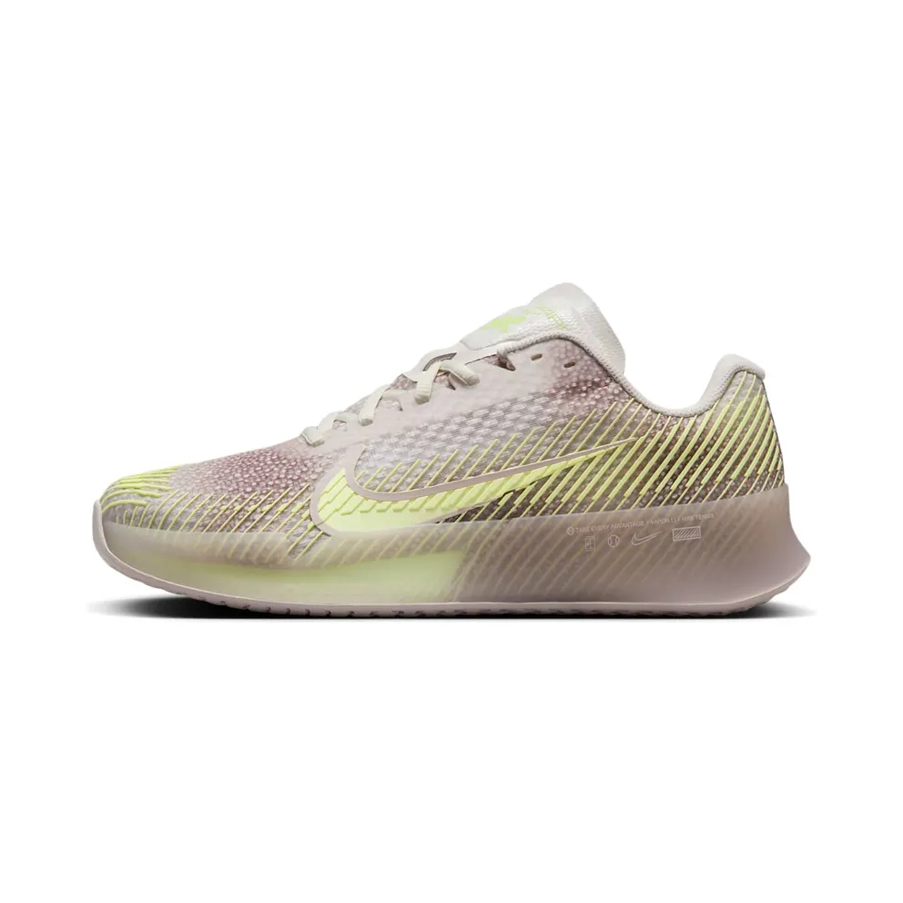 Nike Court Air Zoom Vapor 11 Premium HC Phantom Platinum Violet Barely Volt (FQ3169-001)