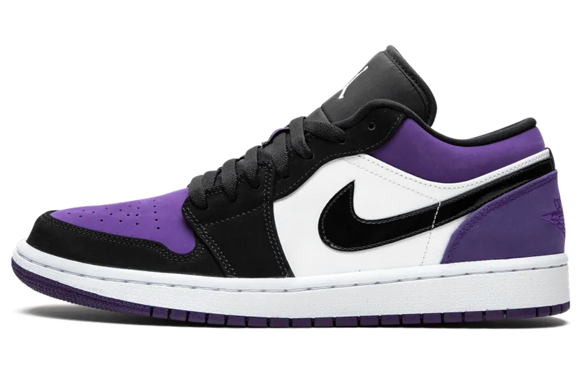 Air Jordan 1 Low Court Purple (553558-125)