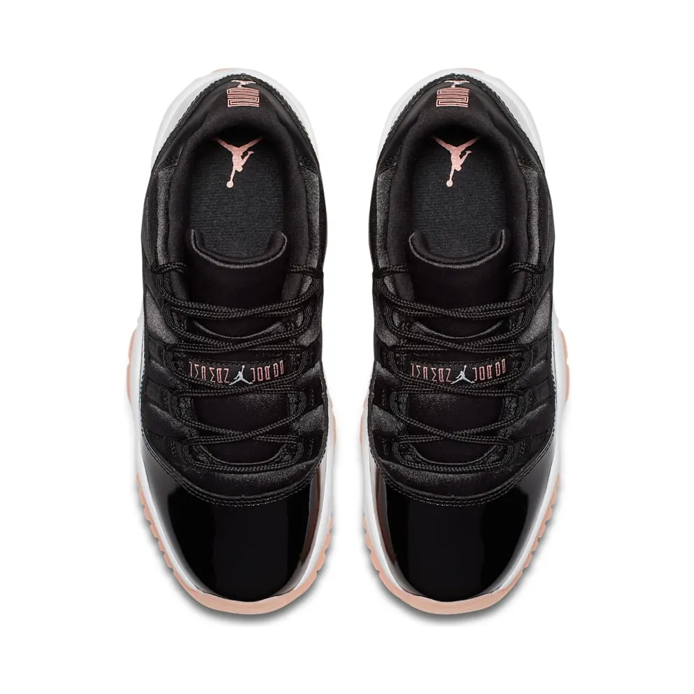 Jordan 11 Retro Low Bleached Coral (GS) Black/Bleached Coral-White (580521-013)