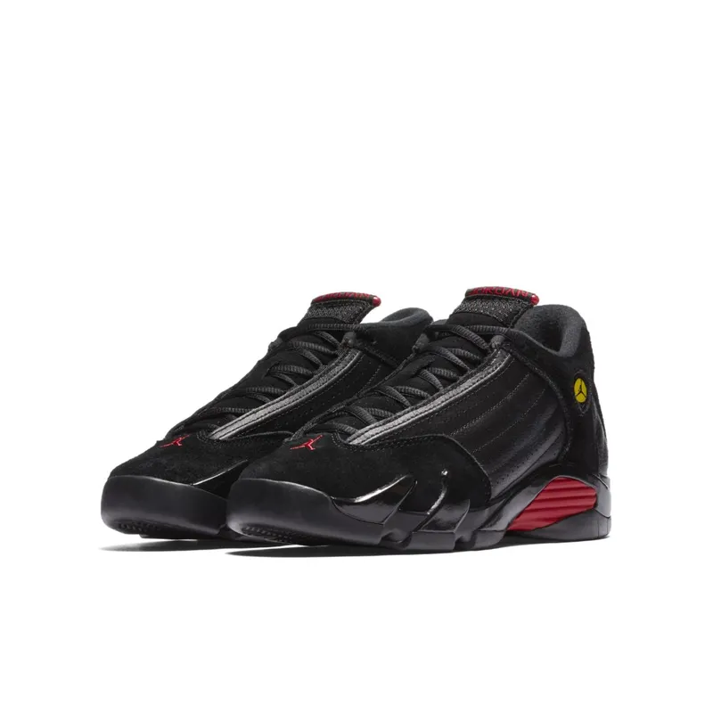 Jordan 14 Retro Last Shot 2018 (GS) Black/Varsity Red-Black (487524-003)