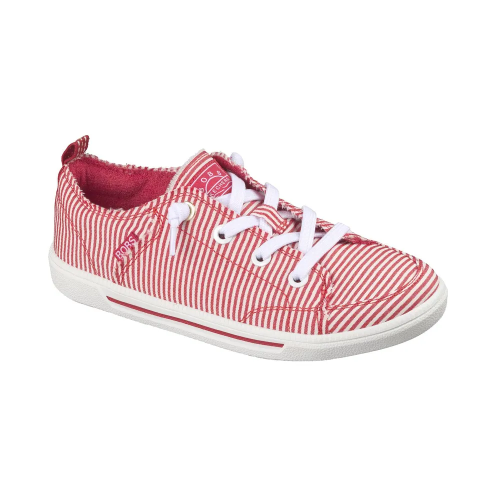 Skechers Bobs B Cute 2.0 “Sea Stripes Sneaker Red” (114208RDMT)