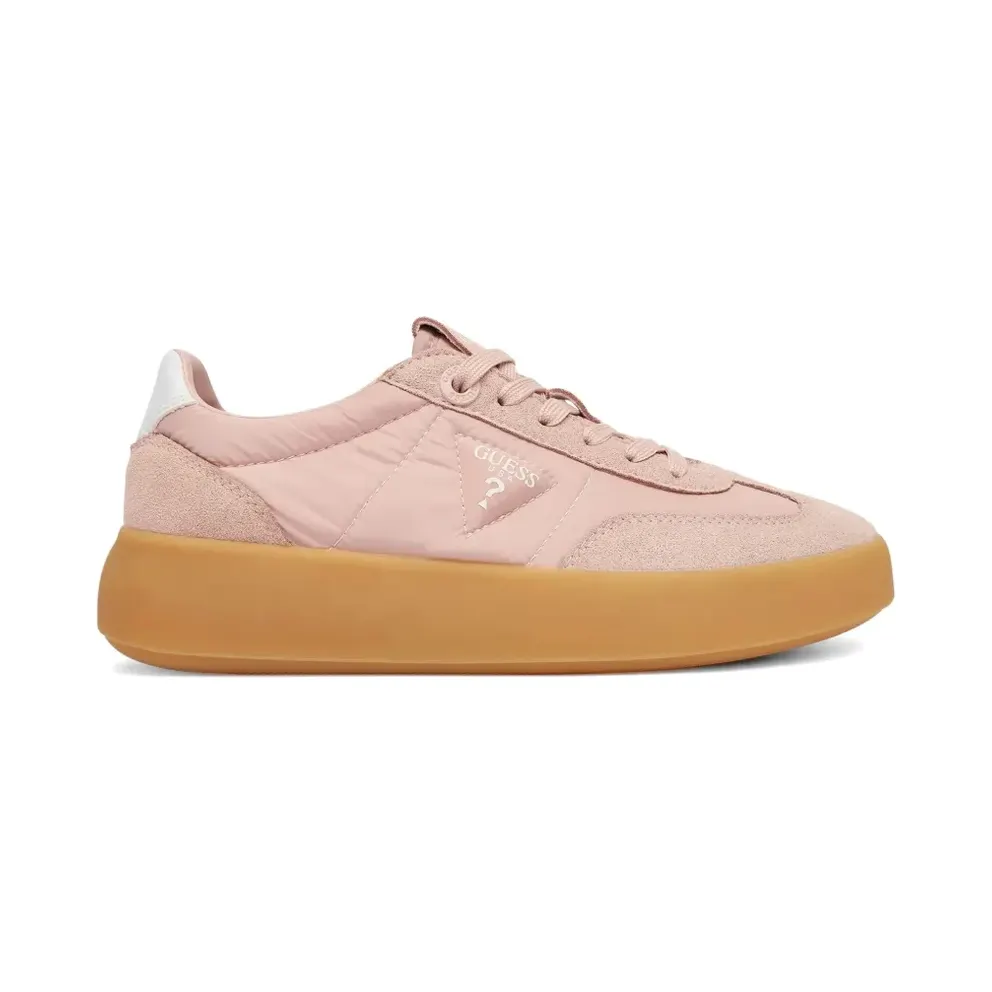 GUESS USA with suède vlak and logodetail – Pink (FLPPARFAB12)
