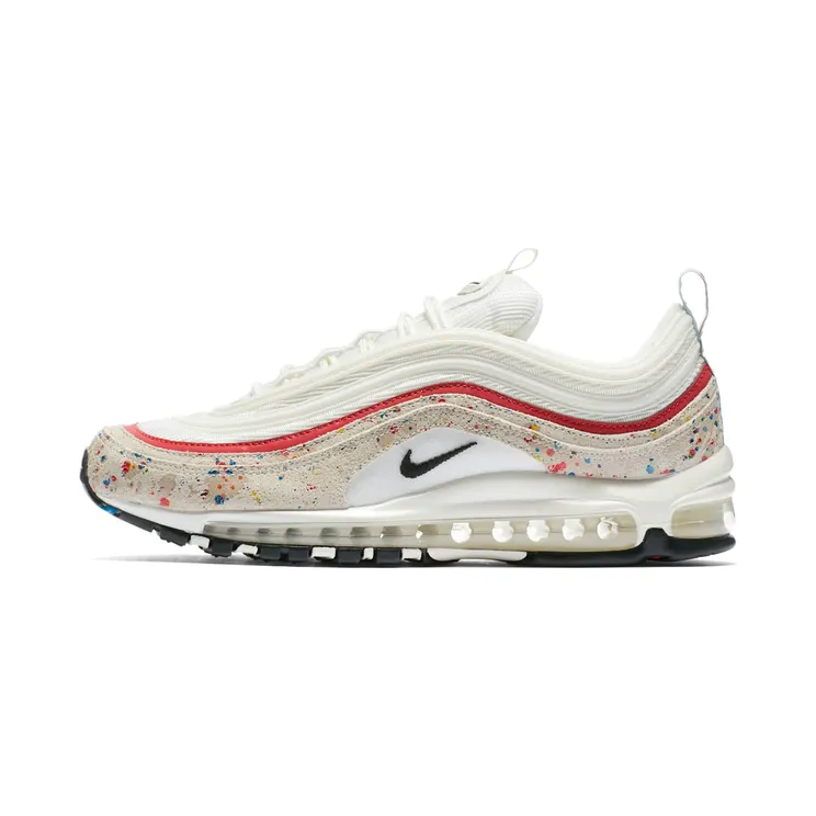 Nike Air Max 97 Premium Paint Splatter “Sail / Amarillo / Black” (312834-102)