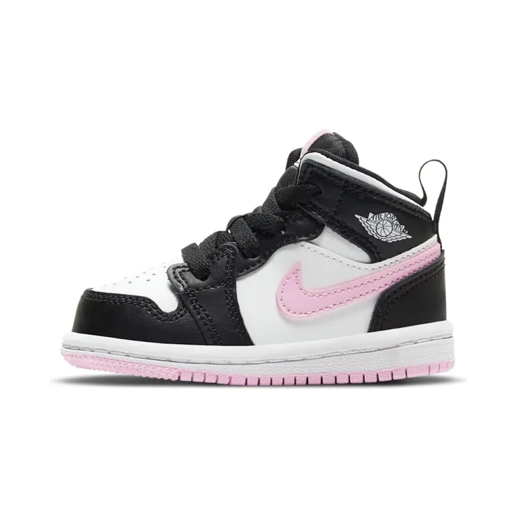 Jordan 1 Mid Black White Light Pink (644507-103)