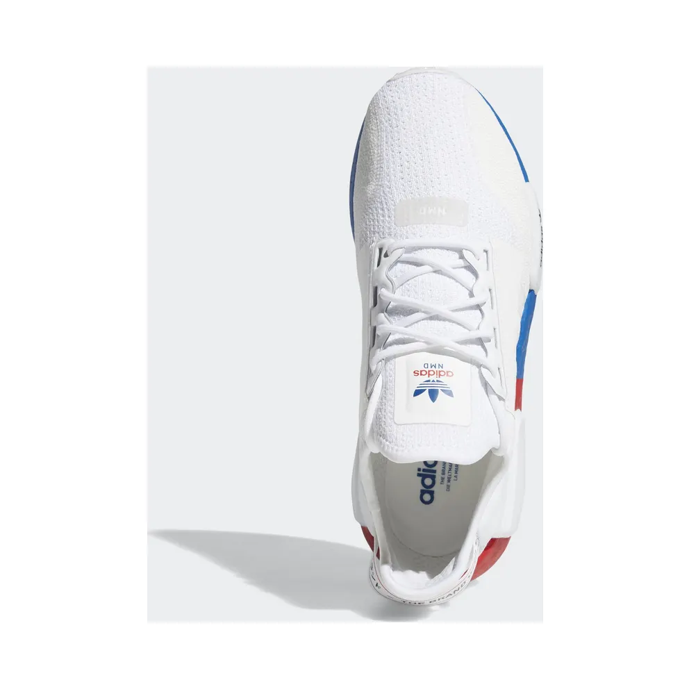 adidas NMD R1 White Red Blue Cloud White/Crystal White/Lush Red (FX4148)